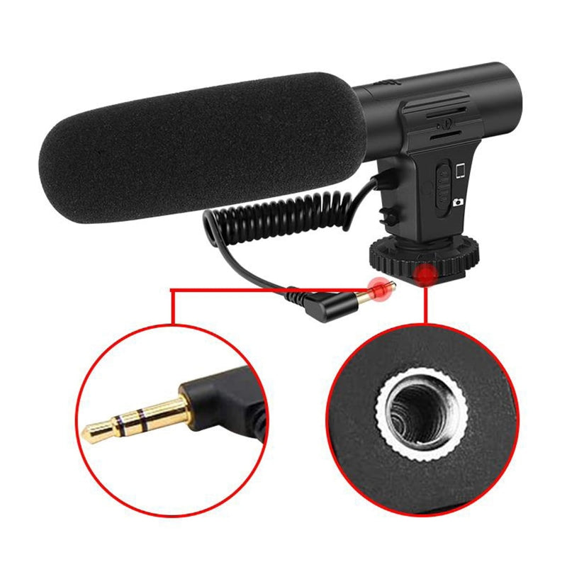 KIT PLATINET VIDEO BLOGGER 4 em 1 MIC LED LUZ TRIPÉ SUPORTE