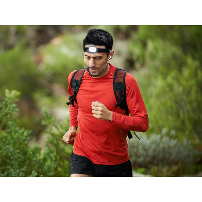 PLATINET GORRO INVIERNO CON LINTERNA FRONTAL LED 48LM ROJO