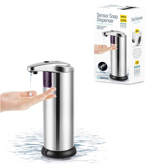 PLATINET DISPENSADOR AUTOMATICO GEL/JABON ACERO INOX. PHS250