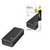 PLATINET POWER BANK 30.000mAh POLYMERO CARGA RAPIDA 3.0 NEGRO