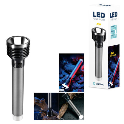 PLATINET LINTERNA LED ALUMINIO 5W 2400mAh