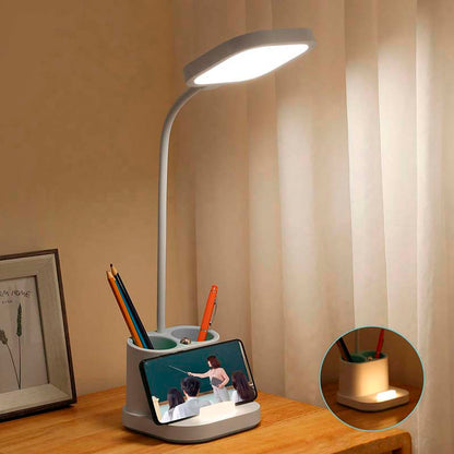 PLATINET LAMPARA LED DE MESA 5W 4en1 BATERIA 2400mAh