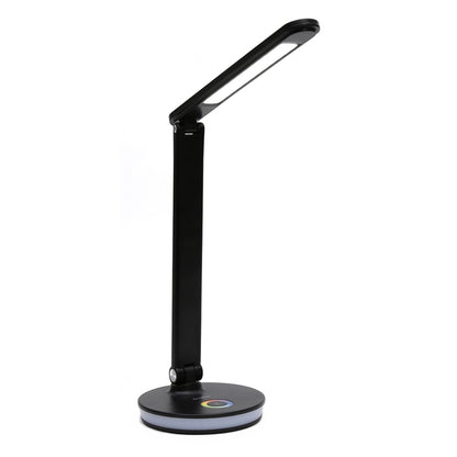 PLATINET RGB 12W LED TABLE LAMP WITH USB CHARGING POINT BLACK