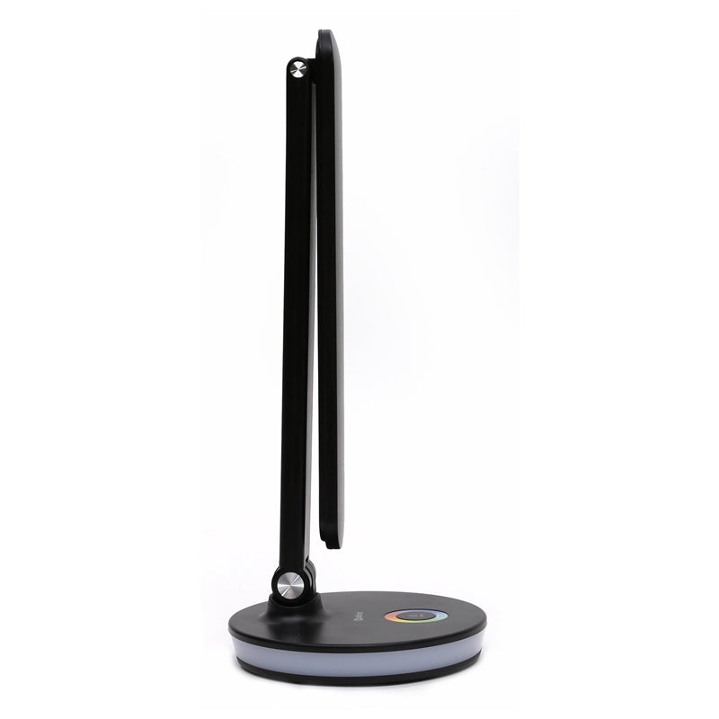 PLATINET RGB 12W LED TABLE LAMP WITH USB CHARGING POINT BLACK