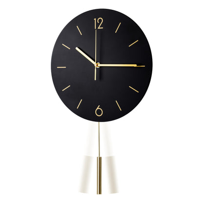 PLATINET WALL CLOCK LARK BLACK PZLKB 30cm