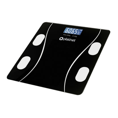 PLATINET DIGITAL BATHROOM SCALE WITH BLUETOOTH 180 KG BLACK PBSBT26B