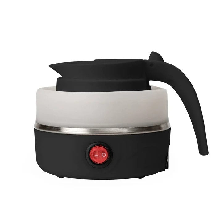 PLATINET HERVIDORA ELECTRICA 0,6L 600W SILICONA PLEGABLE NEGRO