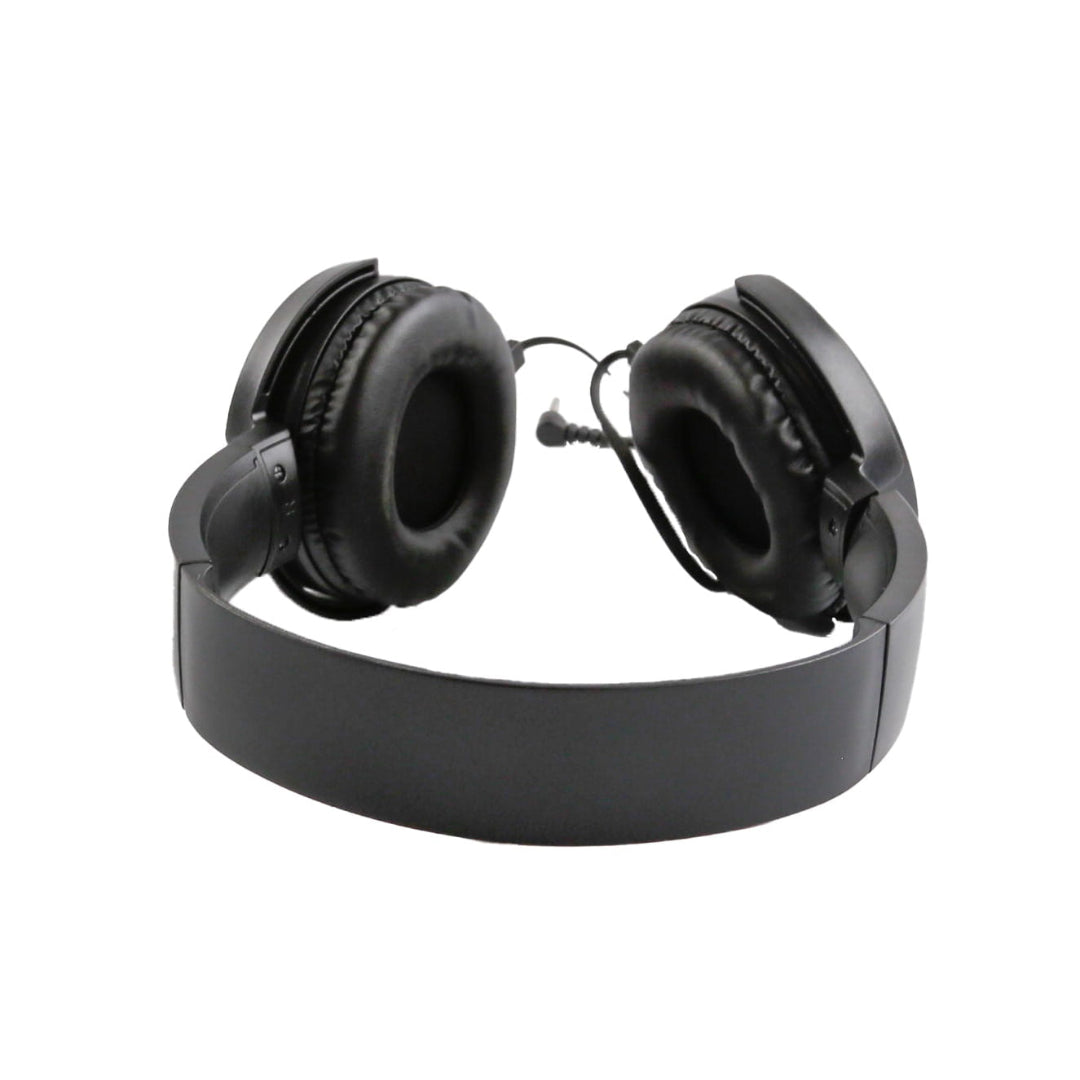 PLATINET auriculares diadema con micrófono usb-c ph450b negro vista lateral