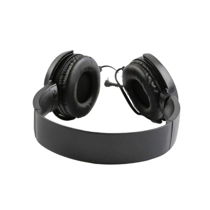 PLATINET auriculares diadema con micrófono usb-c ph450b negro vista lateral