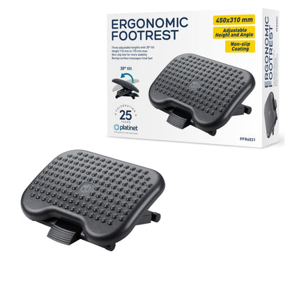 PLATINET REPOSAPIES ERGONOMICO PFR6031 3 NIVELES