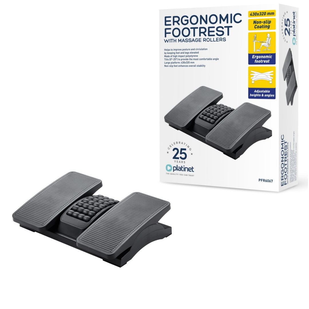 PLATINET REPOSAPIES ERGONOMICO PFR7012 1 NIVEL