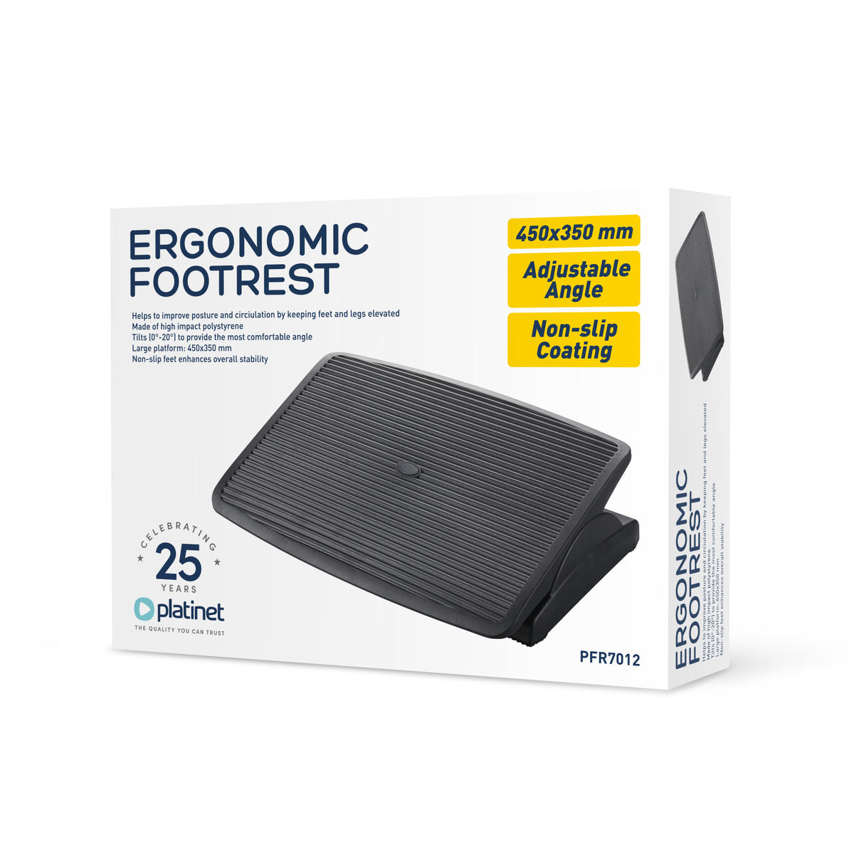 PLATINET REPOSAPIES ERGONOMICO PFR7012 1 NIVEL