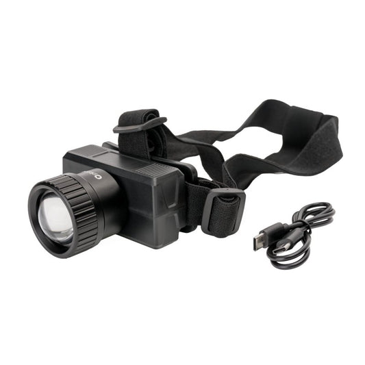 PLATINET LINTERNA FRONTAL LED 10W 1000lm RECARGABLE 3000mAh IPX4