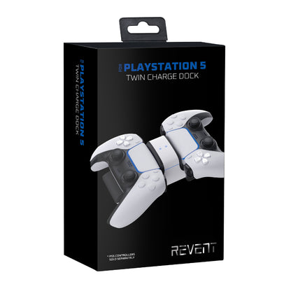 REVENT DOCK DUAL WIRELESS CHARGING PLAYSTATION 5 CONTROLLER