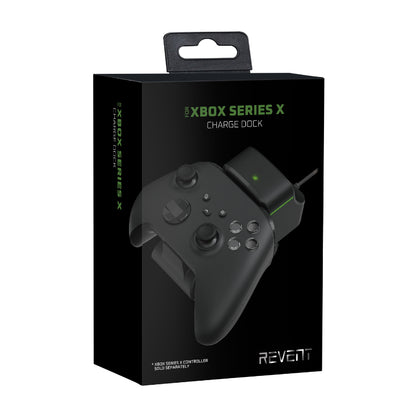 REVENT DOCK CARGA INALAMBRICA MANDO XBOX SERIE X+BATERIA 700mAh NEGRO