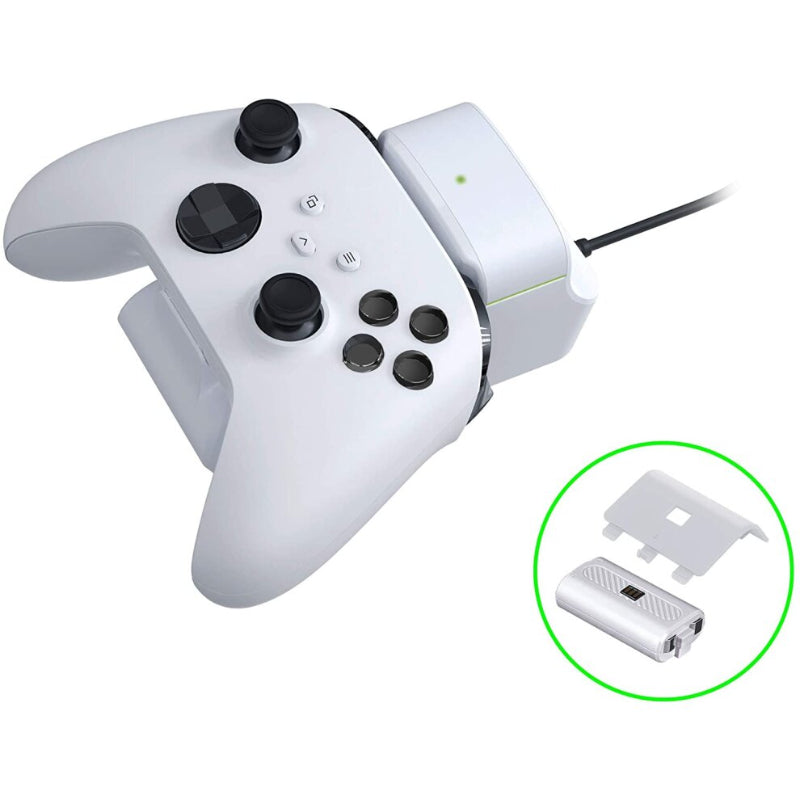 REVENT DOCK CARGA INALAMBRICA MANDO XBOX SERIE S+BATERIA 700mAh BLANCO