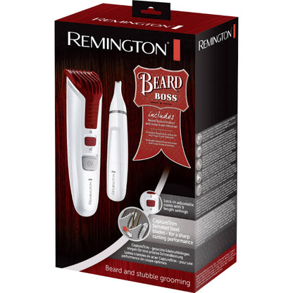 REMINGTON 2-EN-1 BARBERO + RECORTADOR FACIAL MB4122