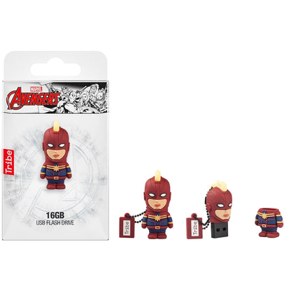 MARVEL PENDRIVE USB 2.0 16GB CAPITANA MARVEL