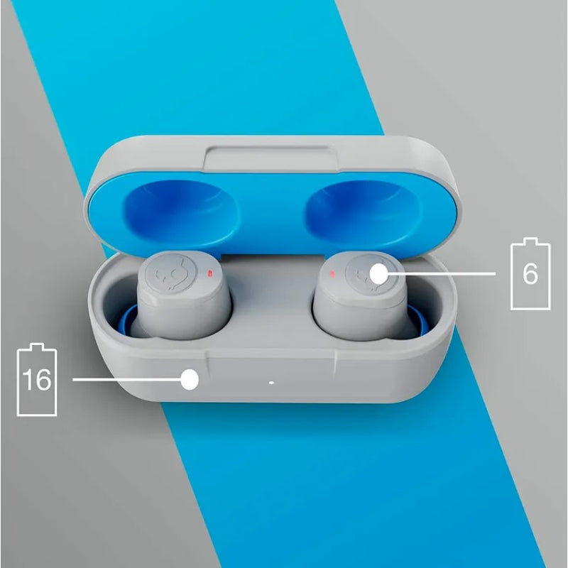 SKULLCANDY BLUETOOTH HEADPHONES JIB TWS P751 GRAY/BLUE