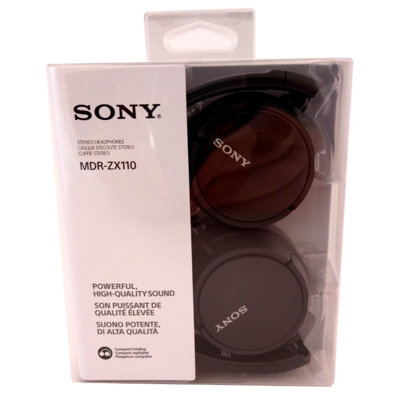 SONY AURICULARES DIADEMA MDR-ZX110 NEGRO
