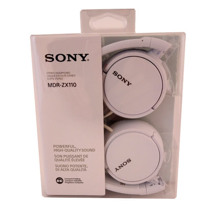 SONY AURICULARES DIADEMA MDR-ZX110 BLANCO