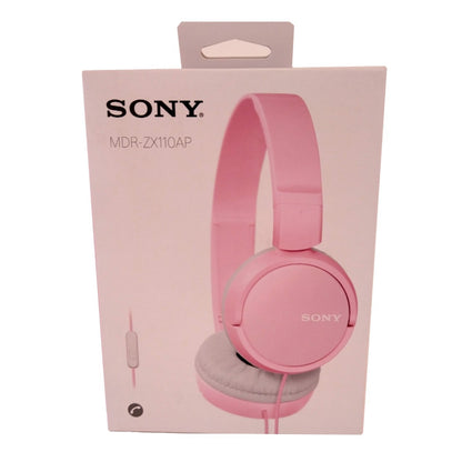 SONY AURICULARES DIADEMA MICROFONO MDR-ZX110AP ROSA