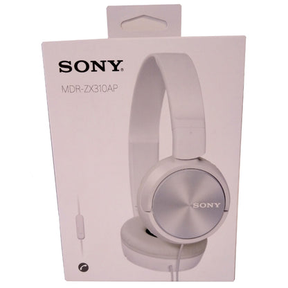 SONY AURICULARES DIADEMA MICROFONO MDR-ZX310AP BLANCO