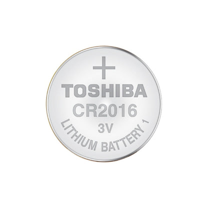 TOSHIBA LITHIUM BUTTON BATTERY CR2016 3V BLISTER*5