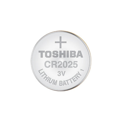 TOSHIBA LITHIUM BUTTON BATTERY CR2025 3V BLISTER*5
