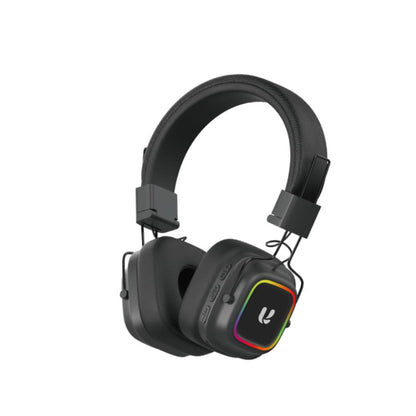 UNICO HP1851 AUSCULTADOR BLUETOOTH 5.1 CABO + CABO JACK TYPE C 3,5 MM RGB HEADBAND BLACK