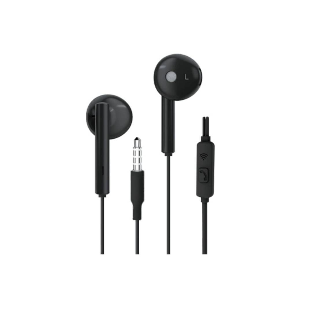UNICO EP2600 AUSCULTADOR CABO JACK 3,5MM SEMI IN-EAR MICRO PRETO