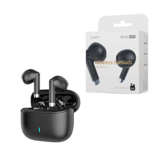 UNICO EP2808 AURICULARES BLUETOOTH 5.3 TWS SEMI IN-EAR NEGRO