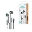 UNICO EP3009 AURICULARES CABLE TIPO-C SEMI IN-EAR MICRO MAGNETIC GRIS