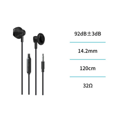 UNICO EP3010 CABO DE ENTRADA PARA AUSCULTADORES 3,5MM SEMI IN-EAR MICRO PRETO