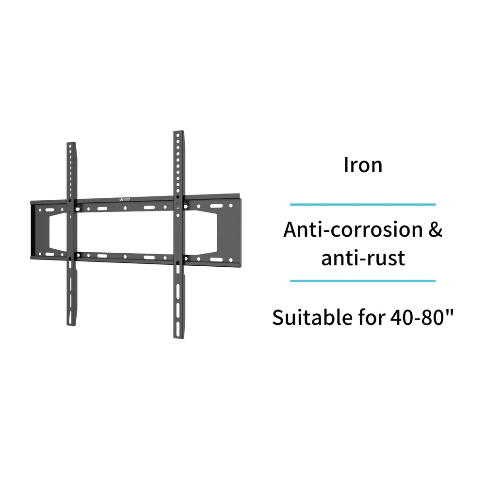 UNICO MU6378 SOPORTE TV FIJO 40 A 80 65KG GRIS