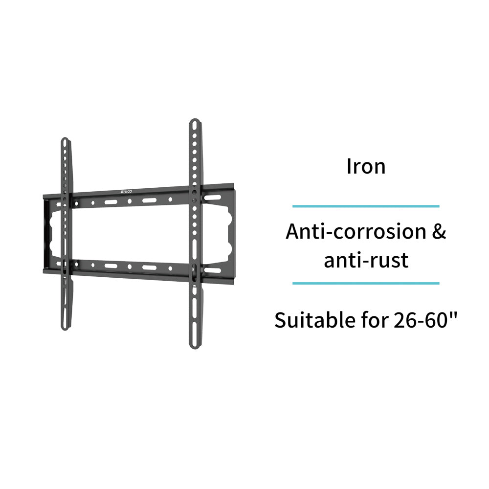 UNICO MU6377 SOPORTE TV FIJO 26 A 60 50KG GRIS