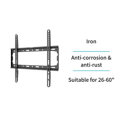 UNICO MU6377 SOPORTE TV FIJO 26 A 60 50KG GRIS