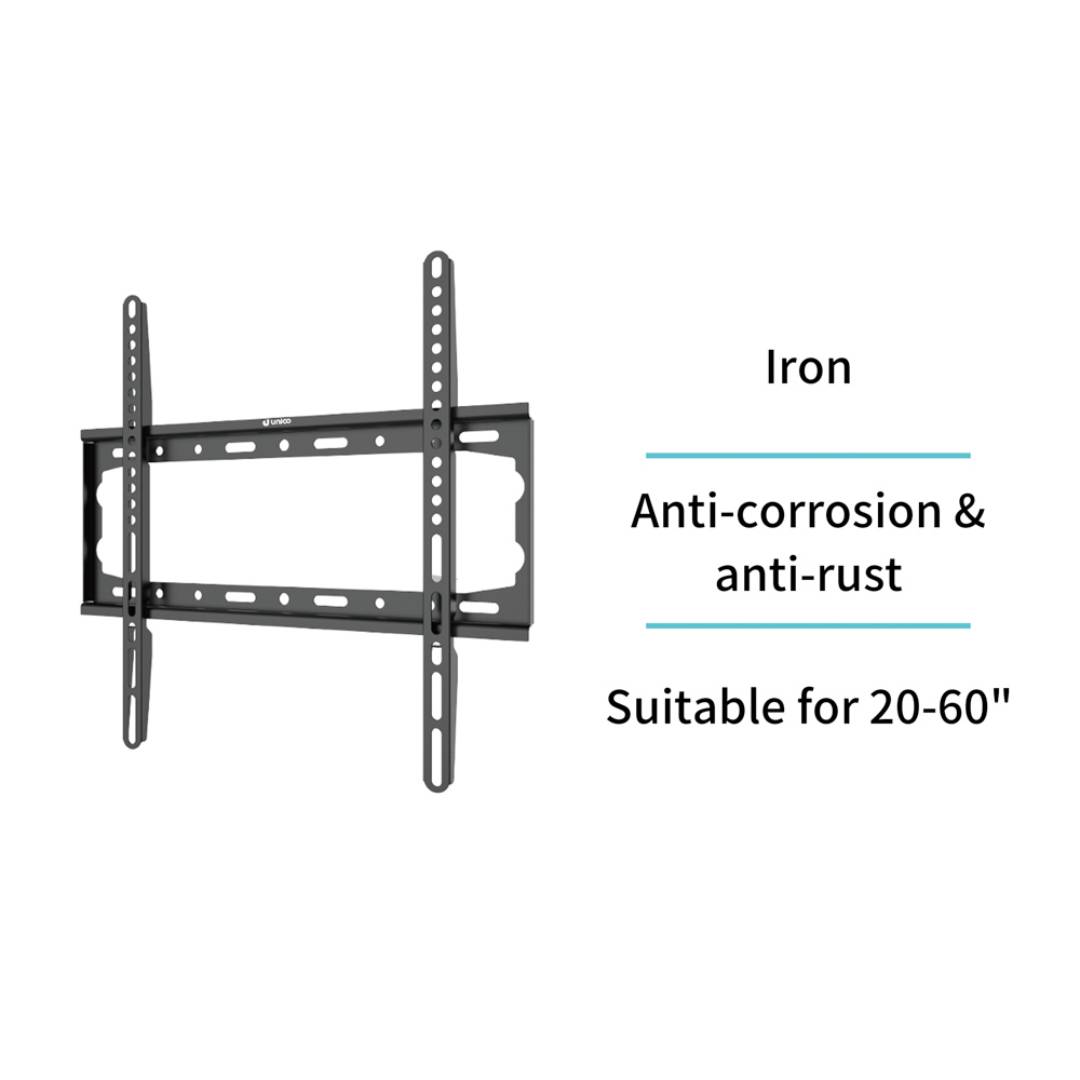 SUPORTE FIXO PARA TV UNICO MU6377 20 A 60 50KG CINZA
