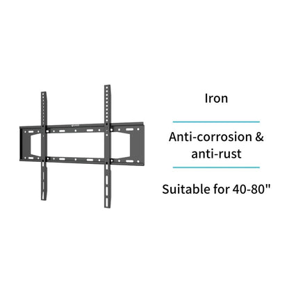 SUPORTE FIXO PARA TV UNICO MU6378 40 A 80 65KG CINZA