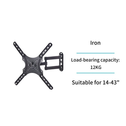 SUPORTE DE TV DOBRÁVEL GIRATÓRIO UNICO MU6392 14 A 43 12 KG CINZENTO