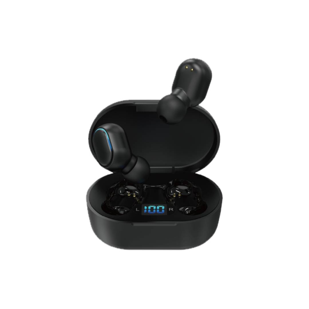 UNICO EP9062 BLUETOOTH HEADPHONES 5.3 TWS HD LED POWER TYPE-C IN-EAR BLACK