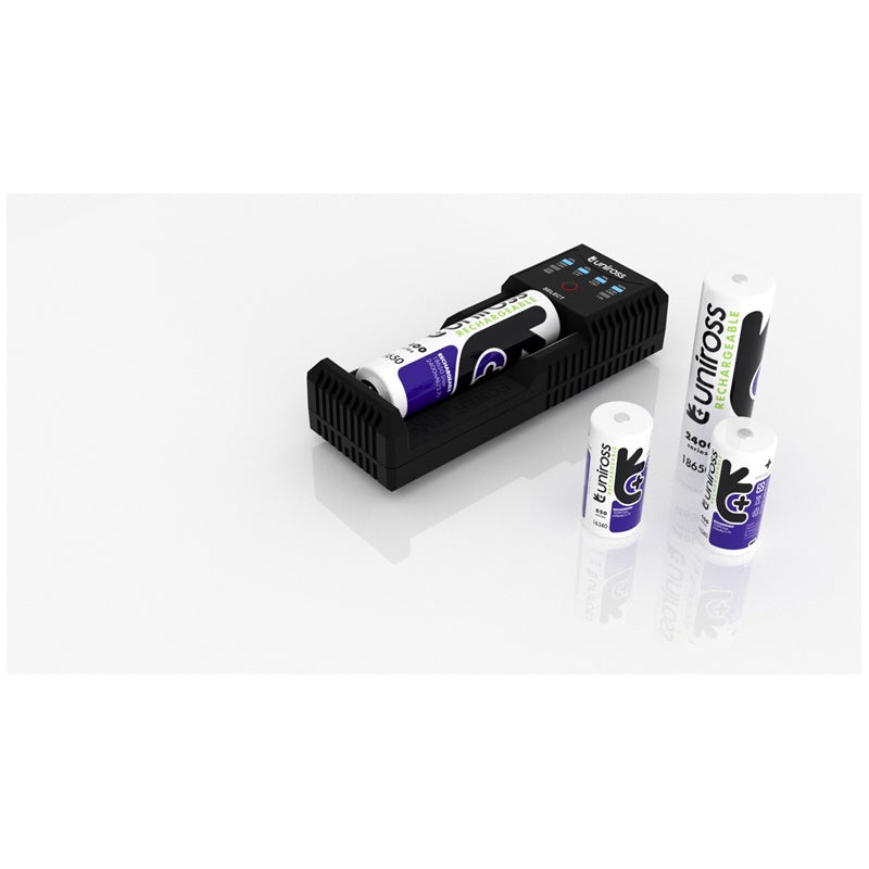 CARREGADOR UNIROSS UNIVERSAL MINI 3T NiMH/NiCD/Li-Ion/LifePO4