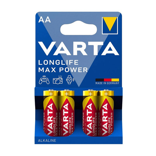VARTA MAX POWER PILA ALCALINA AA LR6 BLISTER*4