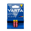 VARTA MAX POWER PILA ALCALINA AAA LR03 BLISTER*2