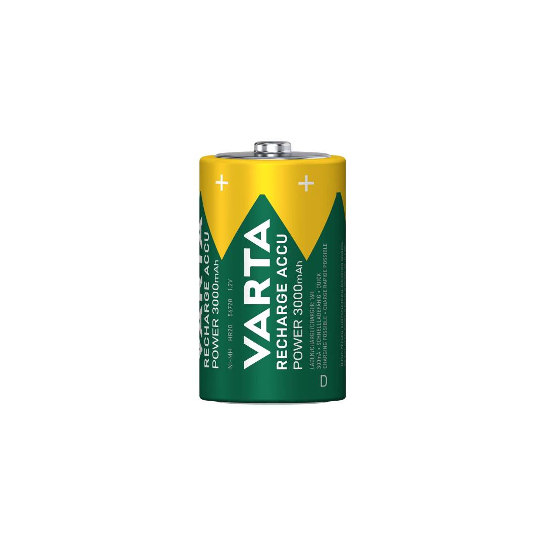 VARTA ACCU POWER RECARREGÁVEL HR20 D 3000mAh BLISTER*2