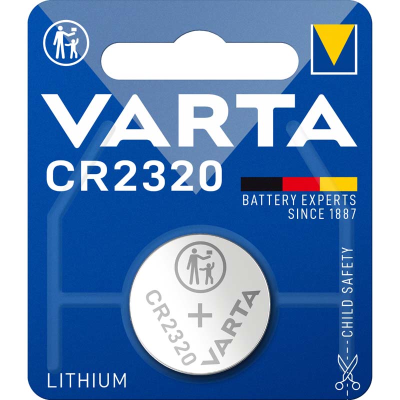BATERIA DE BOTÃO DE LÍTIO VARTA CR2320 3V BLISTER*1