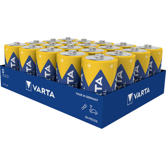 VARTA INDUSTRIAL PRO (PRECIO PILA) ALCALINA LR20 D 1,5V CAJA*20