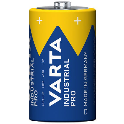 VARTA INDUSTRIAL PRO (BATTERY PRICE) ALKALINE LR20 D 1.5V BOX*20