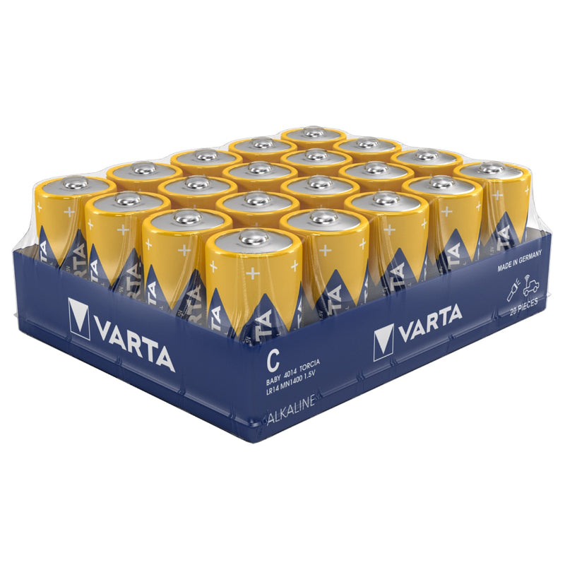 VARTA INDUSTRIAL PRO (PRECIO PILA) ALCALINA LR14 C 1,5V CAJA*20
