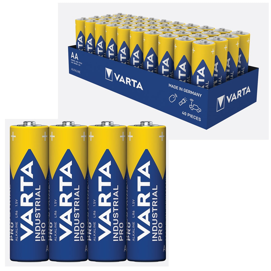 VARTA INDUSTRIAL PRO (PRECIO PILA) ALCALINA LR6 AA 1,5V CAJA*40